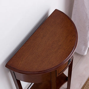 Wilfredo Solid and Manufactured Wood Console Table with Solid Wood Base  Wooden Bazar