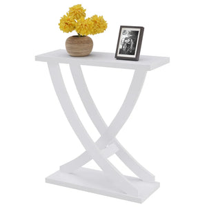 Criss-Cross Console Table  Wooden Bazar