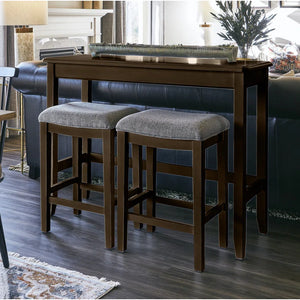 Sofa Pub Table with Nested   Wooden Bazar