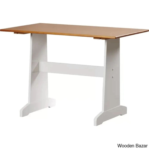Dragon 5 Seater Corner Pine Breakfast Nook With Hidden Storage
