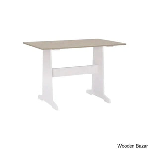 Dragon 5 Seater Corner Pine Breakfast Nook With Hidden Storage