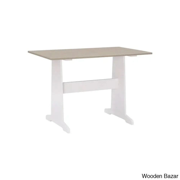 Dragon 5 Seater Corner Pine Breakfast Nook With Hidden Storage