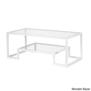 Dren Glass Top Coffee And Center Table
