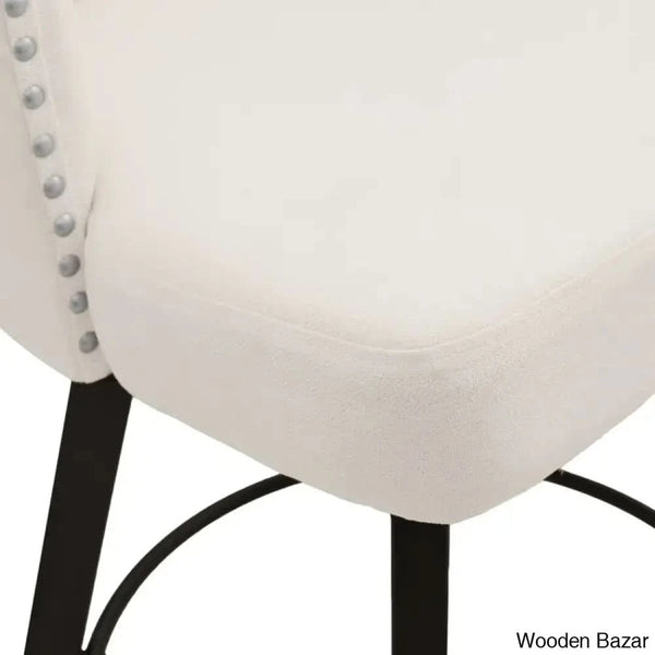 Drishf Swivel 25.98’’ Counter And Bar Stool (Set Of 3)