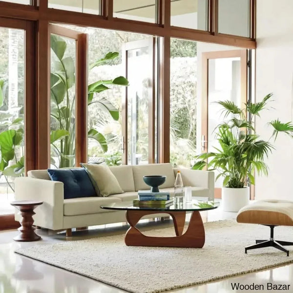 Drossett Glass Top Coffee And Center Table