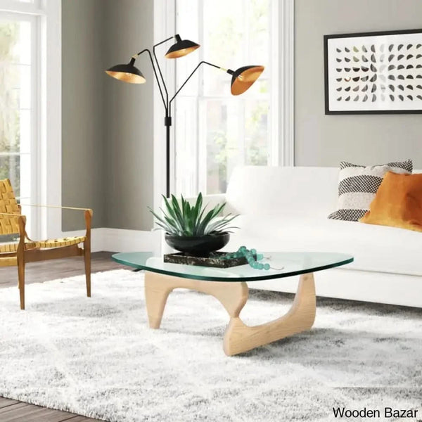 Drossett Glass Top Coffee And Center Table