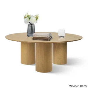 Drum Architectural Design 3 Legs Round Coffee And Center Table