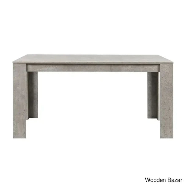 Dunstan Stylish 4 Seater Dining Table Set - Wooden Bazar