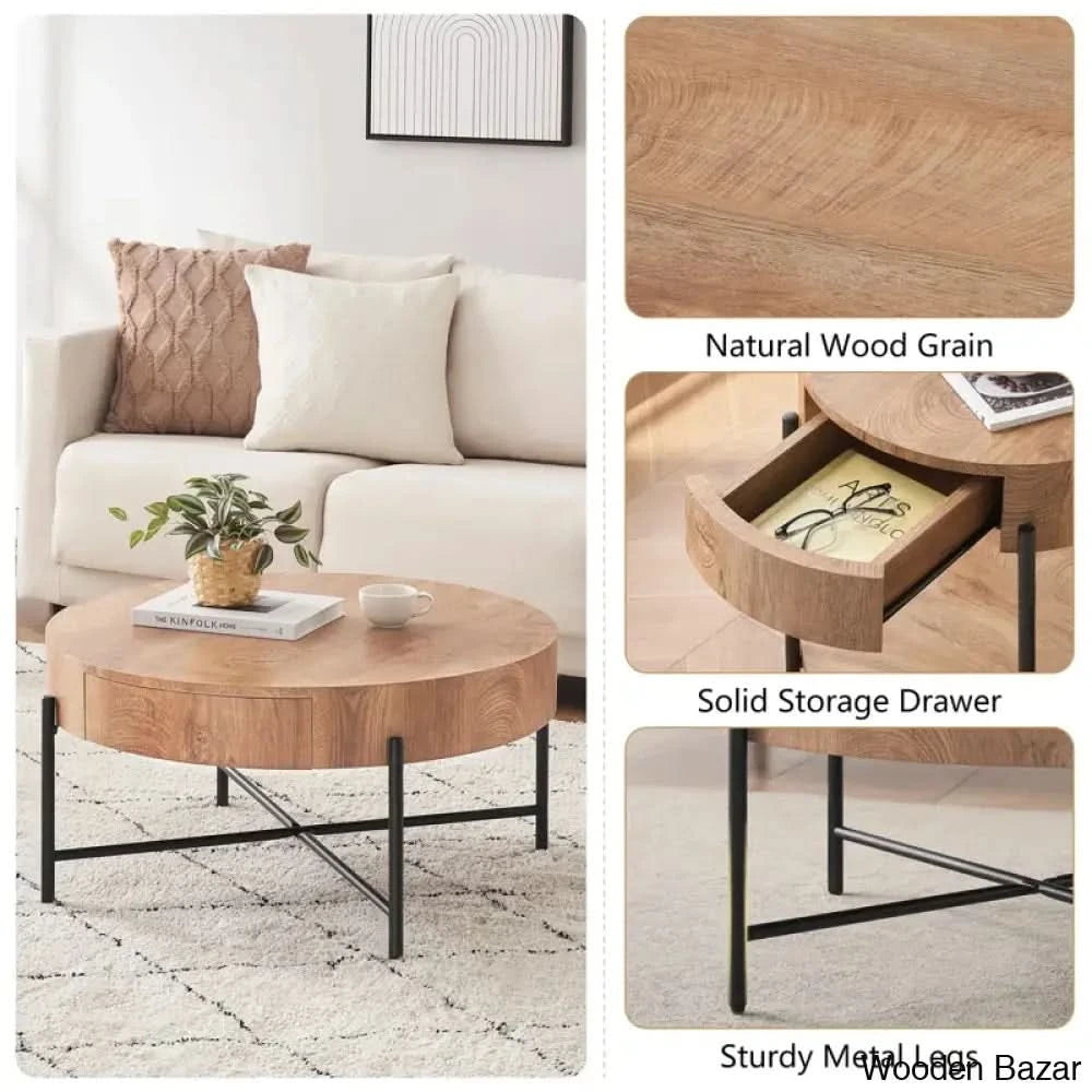 Dyllan Coffee Table And Center Table Single