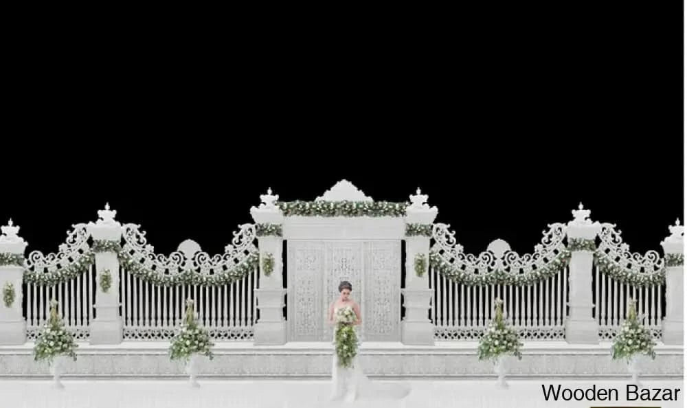 Ecar Custom Wedding Decor Handmade Fiberglass Stage - Wooden Bazar
