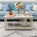 Edwardsonn Coffee And Center Table White Oak