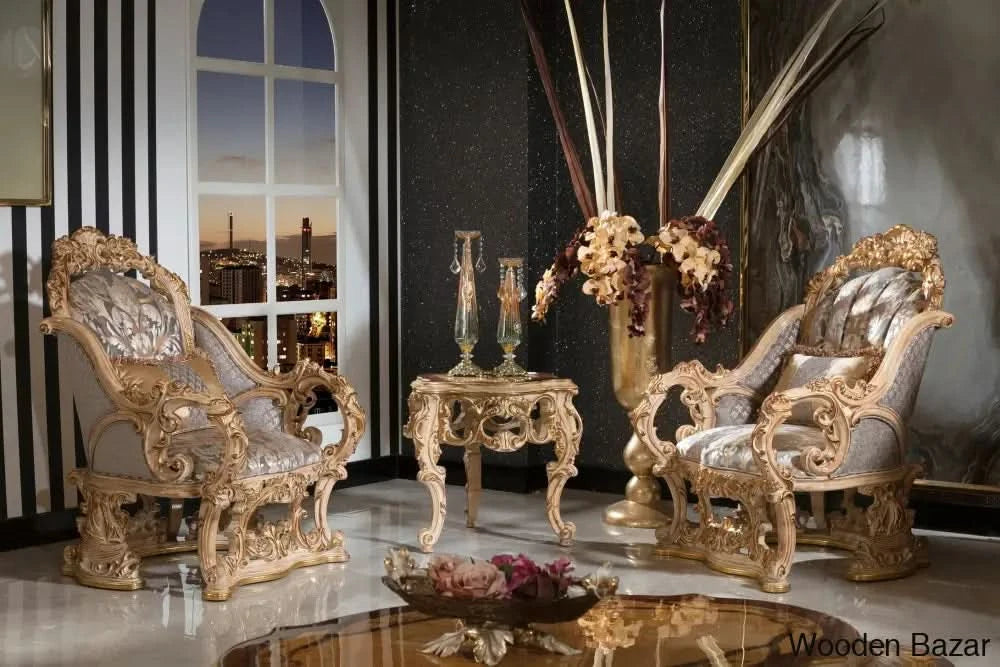 Luxury Sofa Set with Table