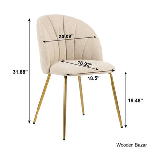 Eloska Modern 4 Seater Dining Table Set - Wooden Bazar