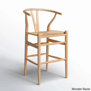 Ettas Swivel Solid Wood Bar & Counter Stool