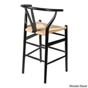 Ettas Swivel Solid Wood Bar & Counter Stool