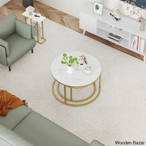 Ewerly Round Nesting Coffee And Center Table