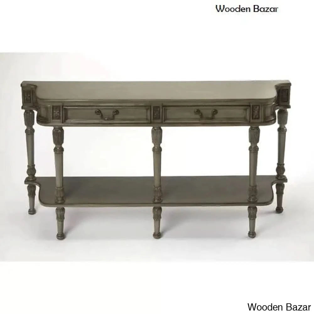 Wood Foyer Table - Console Table