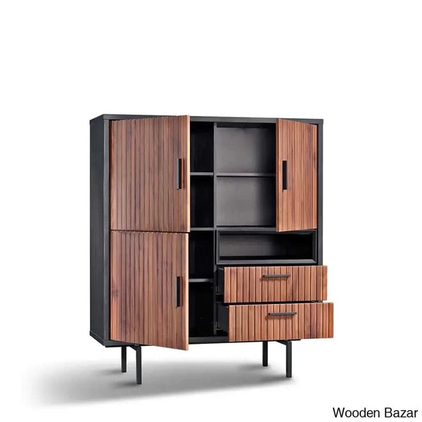 Farnell Timeless Design Solid Wood Bilbao Storage Cabinet