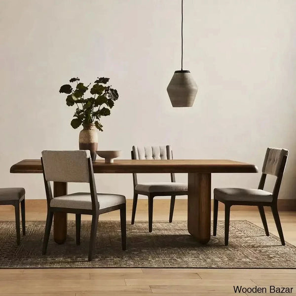 Fisk Dining Table With A Striking Natural Finish
