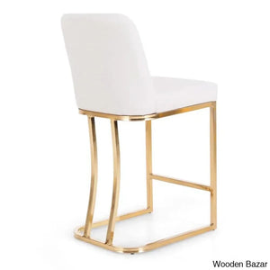 Forsythx Swivel Upholstered 24’’ Counter And Bar Stool With Metal Frame