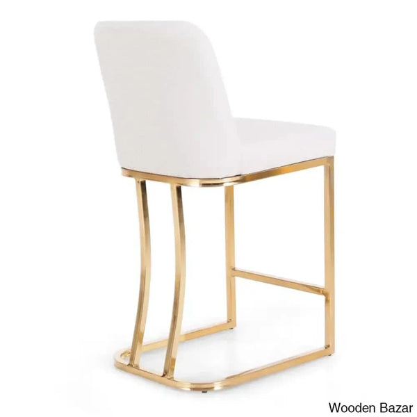 Forsythx Swivel Upholstered 24’’ Counter And Bar Stool With Metal Frame