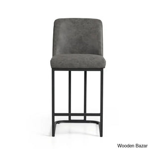 Forsythx Swivel Upholstered 24’’ Counter And Bar Stool With Metal Frame