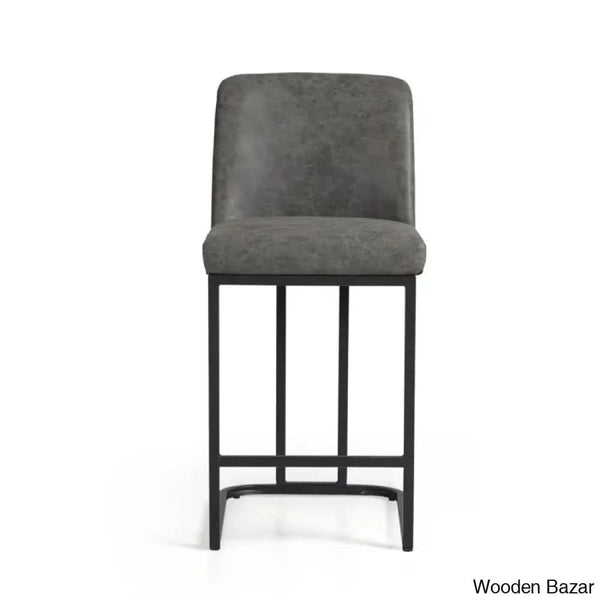 Forsythx Swivel Upholstered 24’’ Counter And Bar Stool With Metal Frame