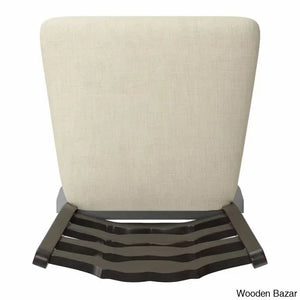 Fortvillek Swivel Upholstered Counter And Bar Stool With Solid Wood Frame