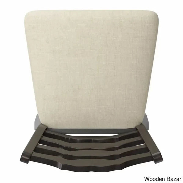 Fortvillek Swivel Upholstered Counter And Bar Stool With Solid Wood Frame