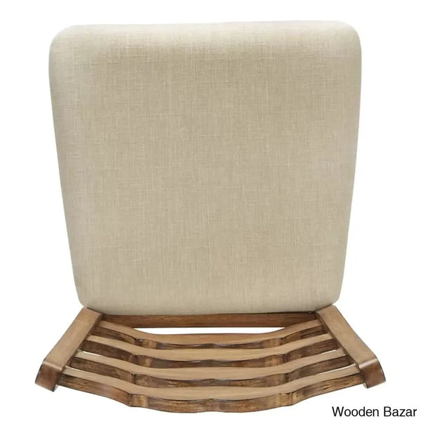 Fortvillek Swivel Upholstered Counter And Bar Stool With Solid Wood Frame