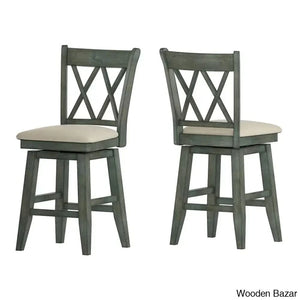Fortvillen Swivel Upholstered Counter And Bar Stool