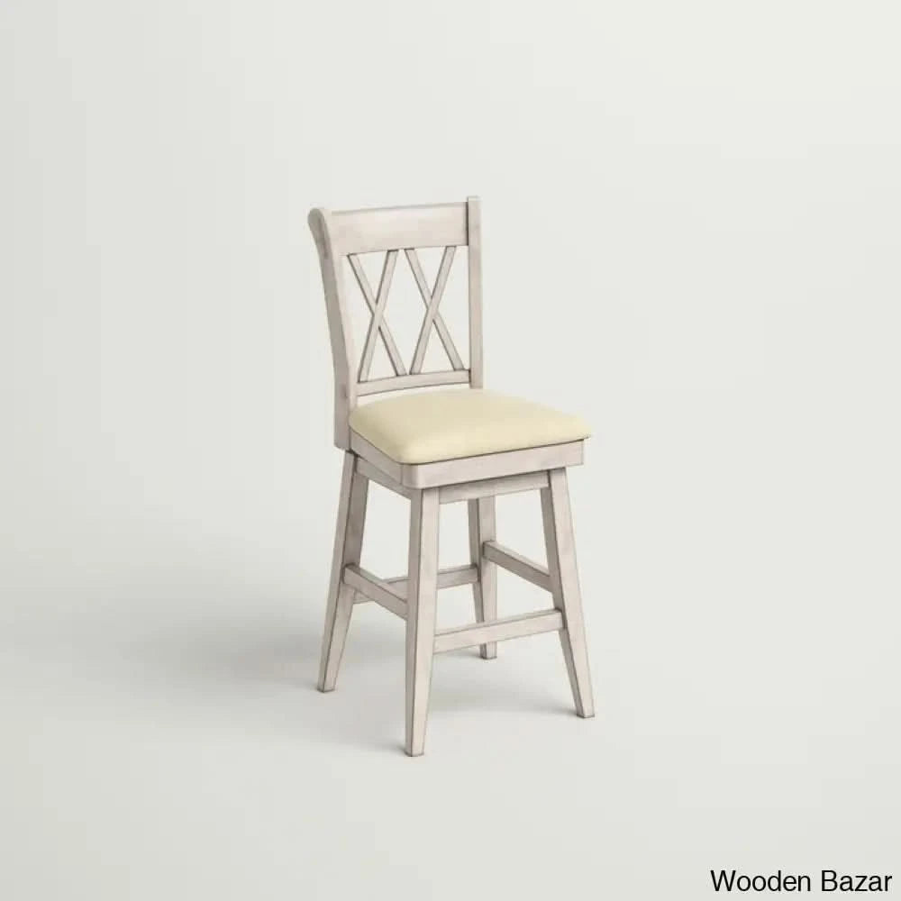 Fortvillen Swivel Upholstered Counter And Bar Stool