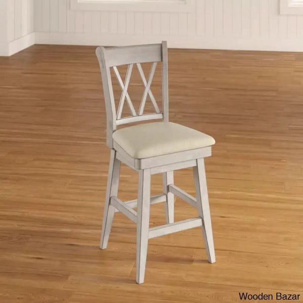 Fortvillen Swivel Upholstered Counter And Bar Stool
