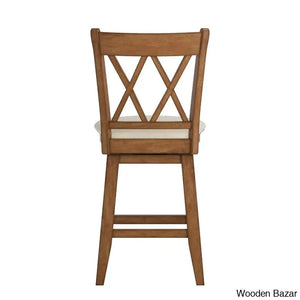 Fortvillen Swivel Upholstered Counter And Bar Stool