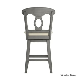 Fortvillez Swivel Upholstered Counter And Bar Stool