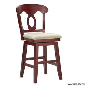 Fortvillez Swivel Upholstered Counter And Bar Stool