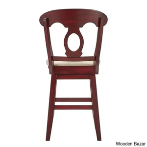 Fortvillez Swivel Upholstered Counter And Bar Stool