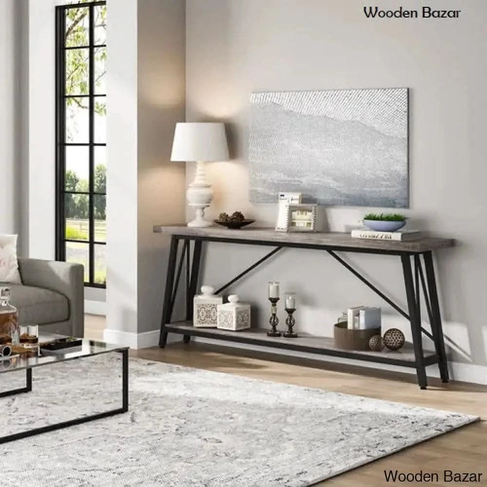 Small Side Table for Small Spaces - Console Table