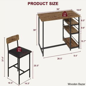 Gagley Stylish 2 Seater New Extendable Dining Set
