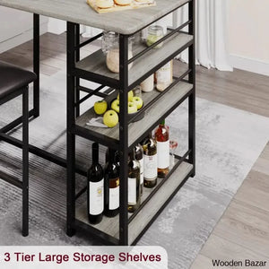 Gagley Stylish 2 Seater New Extendable Dining Set