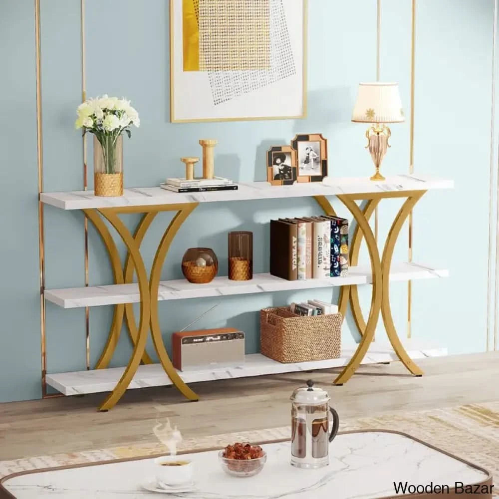Foyer Table for Entryway - Console Table