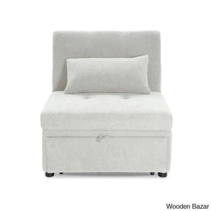 Georege Modern Upholstered Accent Chair - Wooden Bazar