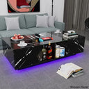 Gonaglen Coffee And Center Table With Storage Black