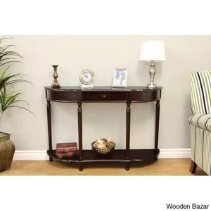 Small Wood Coffee Table - Console Table