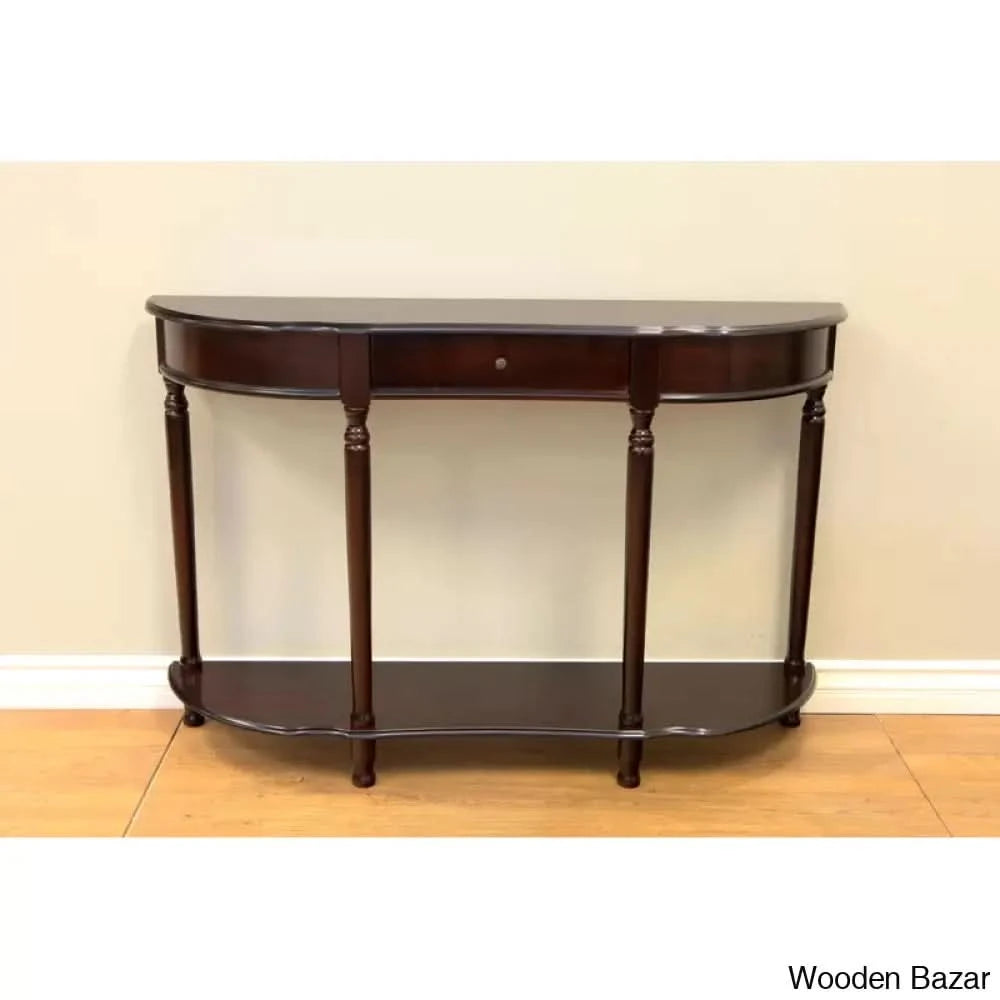 Small Wood Coffee Table - Console Table