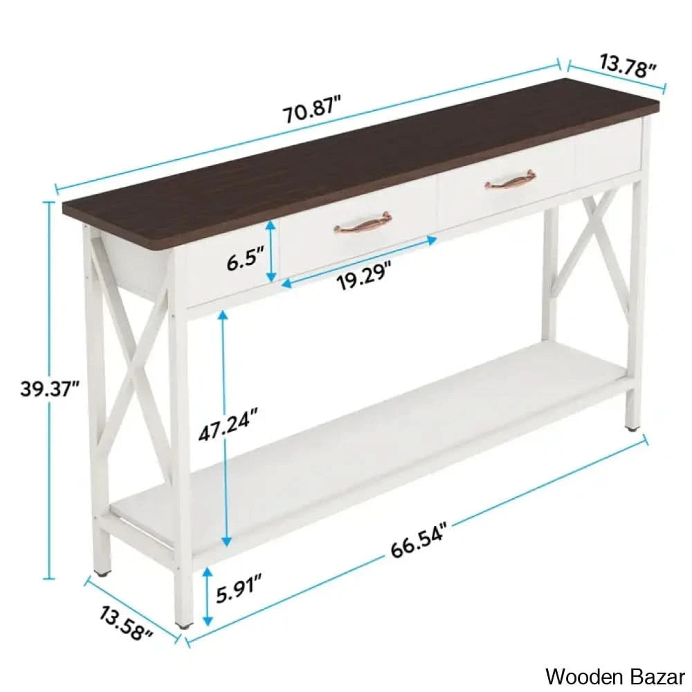 Wooden Hallway Table - Console Table