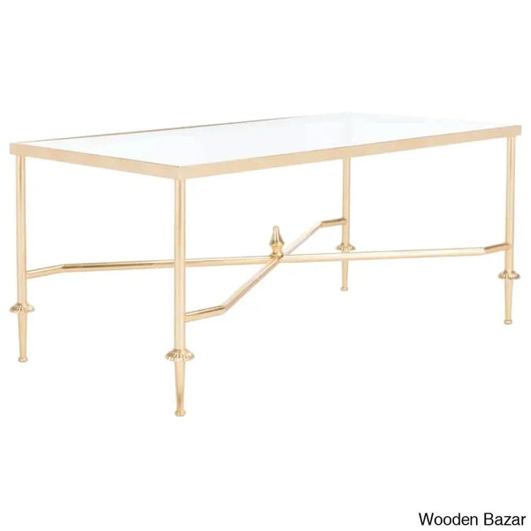 Gruffuddo Glass Top Coffee And Center Table