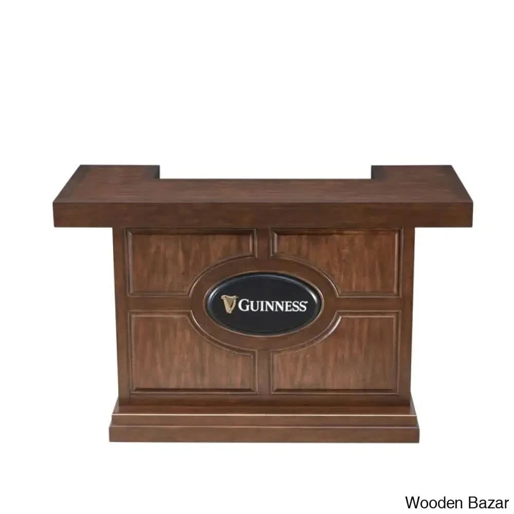 Bar counter with chairs