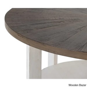 Gunnisoni Cross Legs Coffee And Center Table With Storage