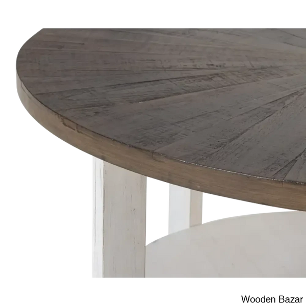 Gunnisoni Cross Legs Coffee And Center Table With Storage
